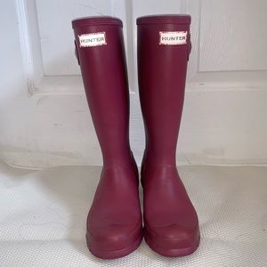 Hunter Rain Boots Pink